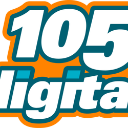 '105 Digital (Aguascalientes) - 105.3 FM - XHUZ-FM - Radiogrupo - Aguascalientes, AG' स्टेशन की छवि