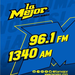 Изображение станции 'La Mejor Orlando - 1340 AM / 96.1 FM - WWFL - Onda Mexicana Radio Group, Inc. - Orlando, FL'