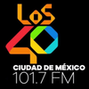 A(z) 'LOS40 Ciudad de México - 101.7 FM - XEX-FM - Radiópolis - Ciudad de México' állomás képe