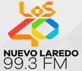 A(z) 'LOS40 Nuevo Laredo - 99.3 FM - XHNK-FM - Grupo AS - Nuevo Laredo, Tamaulipas' állomás képe