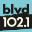 Image of the 'CFEL 102.1 "BLVD FM"  Levis, QC' station