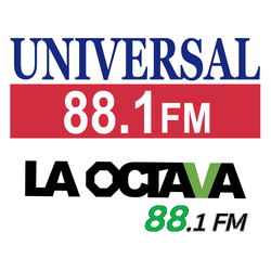 Afbeelding van het 'UNIVERSAL y LA OCTAVA (Ciudad de México) - 88.1 FM - XHRED-FM - Grupo Radio Centro - Ciudad de México' station